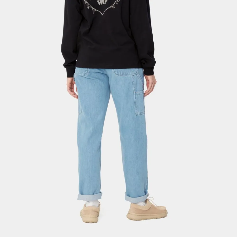 Kvinder Carhartt WIP Pierce Pant - Denim | Bla (Sten Bleget)