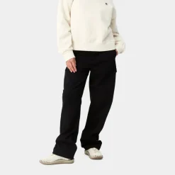 Kvinder Carhartt WIP Pierce Pant Straight - Boremaskine | Sort