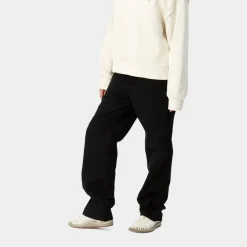 Kvinder Carhartt WIP Pierce Pant Straight - Boremaskine | Sort