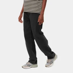 Kvinder Carhartt WIP Pierce Pant Straight - Denim | Sort (Stenvasket)