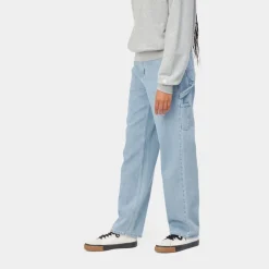 Kvinder Carhartt WIP Pierce Pant Straight - Denim | Bla (Sten Bleget)
