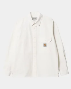Mænd Carhartt WIP Reno Skjortejakke | Off-White (Beklaedningsgenstand Farvet)