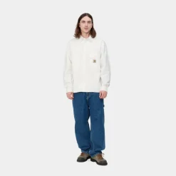 Mænd Carhartt WIP Reno Skjortejakke | Off-White (Beklaedningsgenstand Farvet)