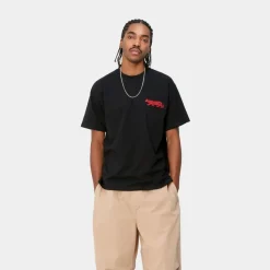 Mænd Carhartt WIP Rocky T-Shirt | Sort