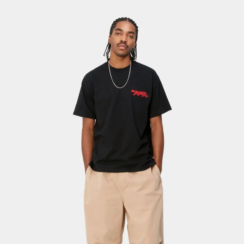 Mænd Carhartt WIP Rocky T-Shirt | Sort