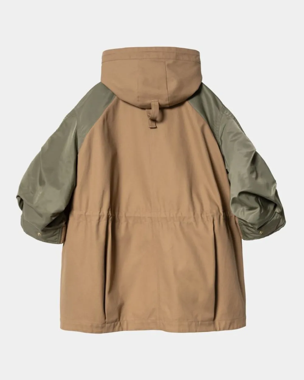 Kvinder Carhartt WIP Sacai X And X Nylon Twill Frakke | Beige / Khaki