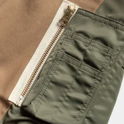 Kvinder Carhartt WIP Sacai X And X Nylon Twill Frakke | Beige / Khaki
