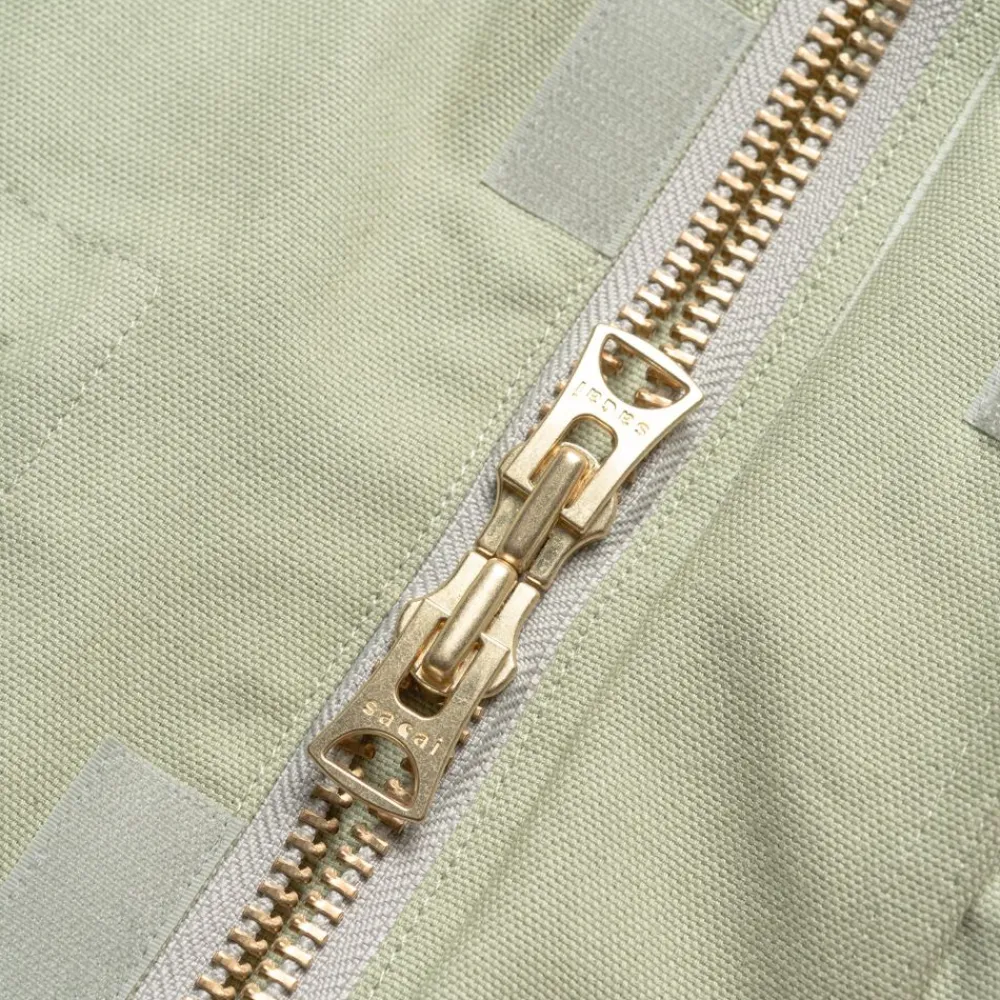 Kvinder Carhartt WIP Sacai X And X Nylon Twill Frakke | Lysegron / Lys Khaki