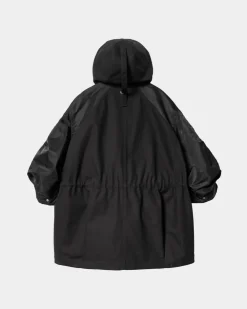 Kvinder Carhartt WIP Sacai X And X Nylon Twill Frakke | Sort