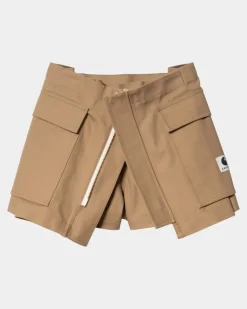 Kvinder Carhartt WIP Sacai X Andeshorts Til Kvinder | Beige
