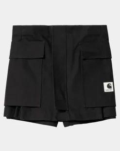 Kvinder Carhartt WIP Sacai X Andeshorts Til Kvinder | Sort