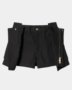 Kvinder Carhartt WIP Sacai X Andeshorts Til Kvinder | Sort