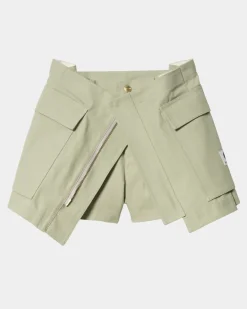 Kvinder Carhartt WIP Sacai X Andeshorts Til Kvinder | Lysegron
