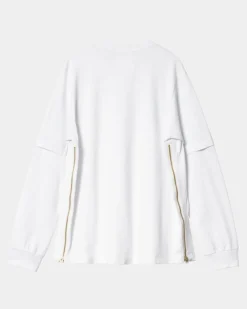 Mænd Carhartt WIP Sacai X Langaermet T-Shirt | Hvid