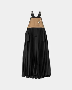 Kvinder Carhartt WIP Sacai X Suiting Bonding Dress Til Kvinder | Sort