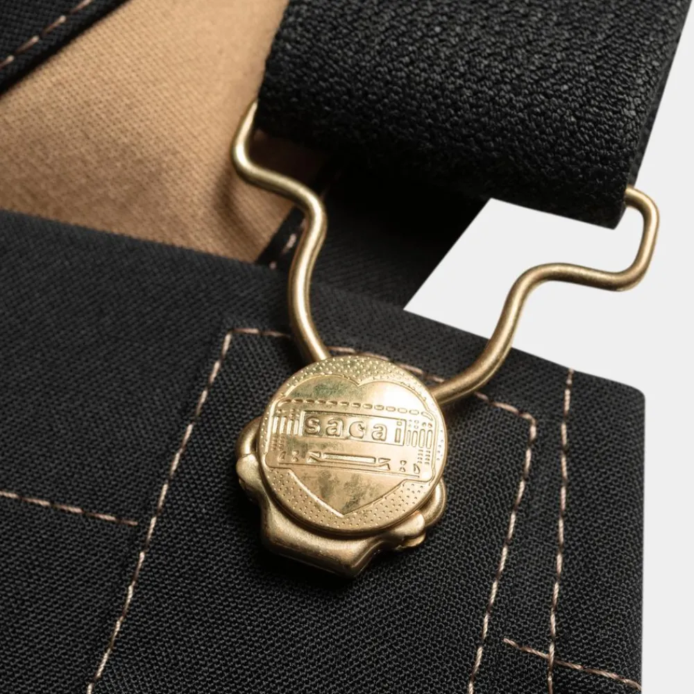 Kvinder Carhartt WIP Sacai X Suiting Bonding Dress Til Kvinder | Sort