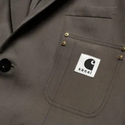 Mænd Carhartt WIP Sacai X Suiting Bonding Jacket | Taupe