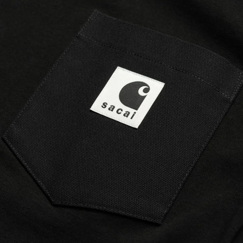 Mænd Carhartt WIP Sacai X T-Shirt | Sort