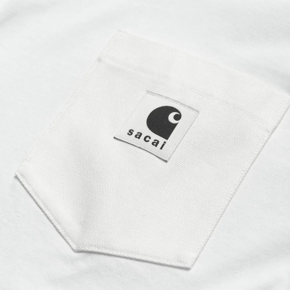 Mænd Carhartt WIP Sacai X T-Shirt | Hvid
