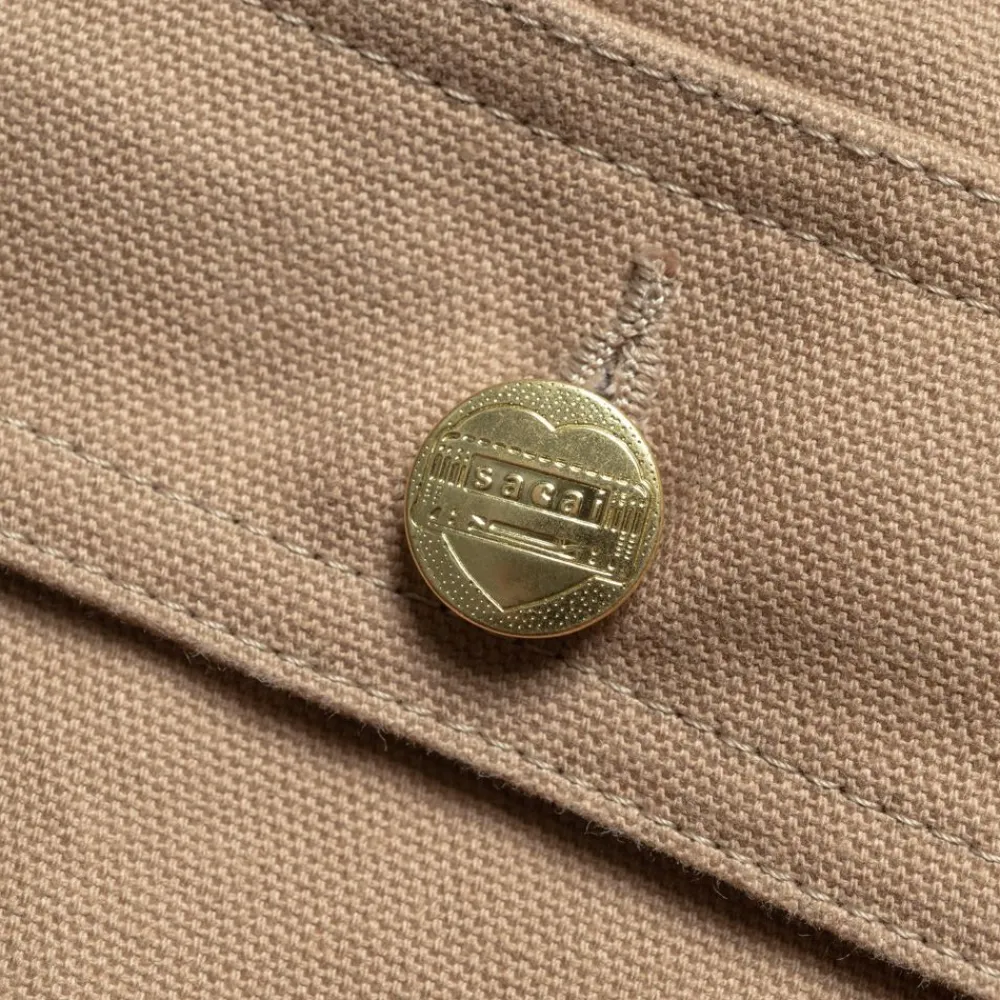 Mænd Carhartt WIP Sacai X Vendbar Andefrakke | Beige / Navy