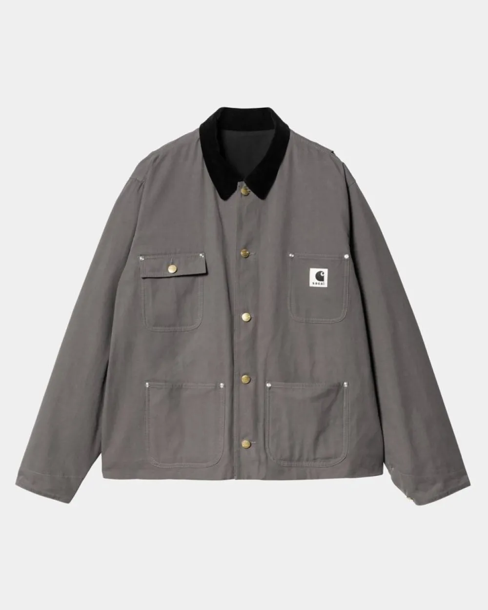 Mænd Carhartt WIP Sacai X Vendbar Andejakke | Sort