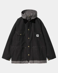 Mænd Carhartt WIP Sacai X Vendbar Andefrakke | Sort