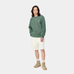 Mænd Carhartt WIP Script Broderi Sweatshirt | Parkere