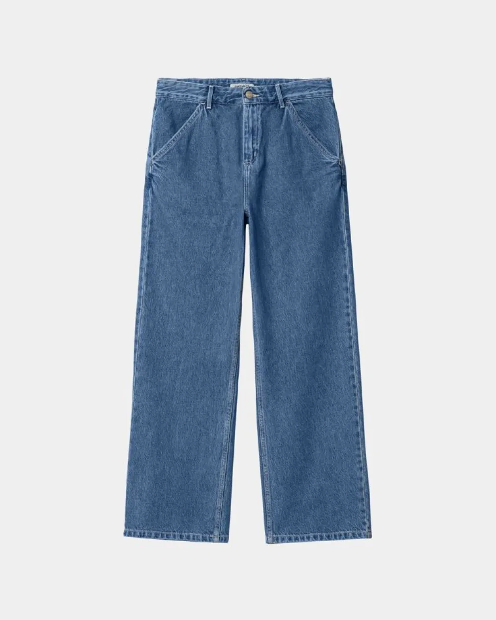 Kvinder Carhartt WIP Simple Bukser Til Kvinder | Bla (Stenvasket)