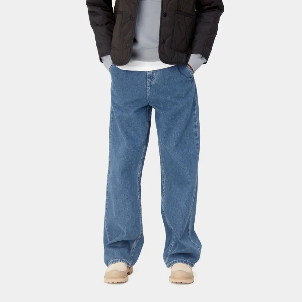 Kvinder Carhartt WIP Simple Bukser Til Kvinder | Bla (Stenvasket)