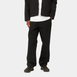 Mænd Carhartt WIP Simple Pant - Dearborn Canvas | Sort