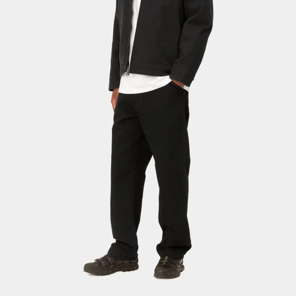 Mænd Carhartt WIP Simple Pant - Dearborn Canvas | Sort