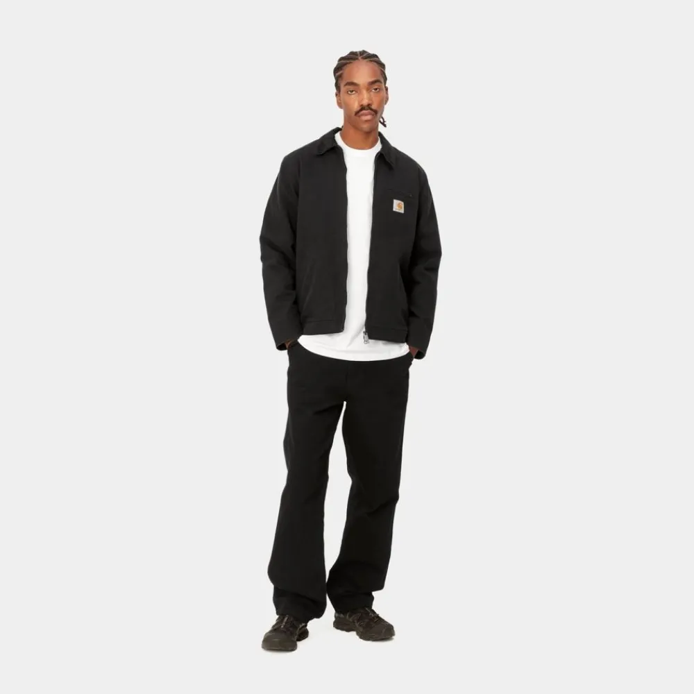 Mænd Carhartt WIP Simple Pant - Dearborn Canvas | Sort