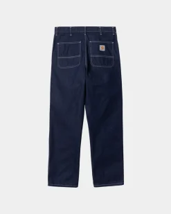 Mænd Carhartt WIP Simple Pant - Denim | Bla (En Vask)