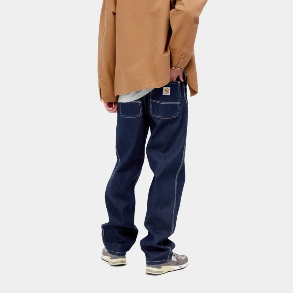 Mænd Carhartt WIP Simple Pant - Denim | Bla (En Vask)