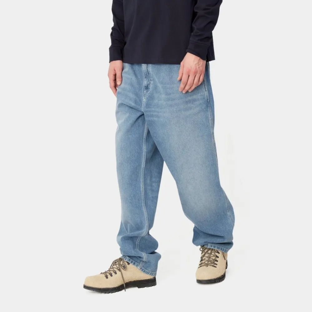 Mænd Carhartt WIP Simple Pant - Denim | Bla (Lys Aegte Vasket)