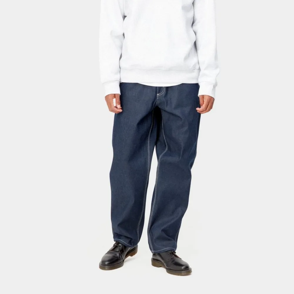 Mænd Carhartt WIP Simple Pant - Denim | Bla (Stiv)
