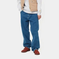 Mænd Carhartt WIP Simple Pant - Denim | Bla (Stenvasket)