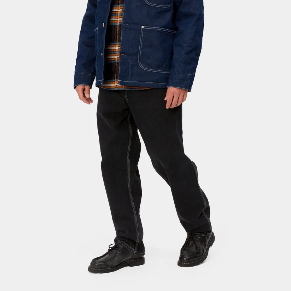 Mænd Carhartt WIP Simple Pant - Denim | Sort (Stenvasket)
