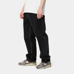 Mænd Carhartt WIP Simple Pant - Denim | Sort (Heavy Stone Vask)
