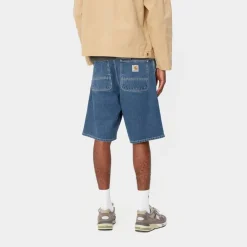 Mænd Carhartt WIP Simple Short - Denim | Bla (Stenvasket)