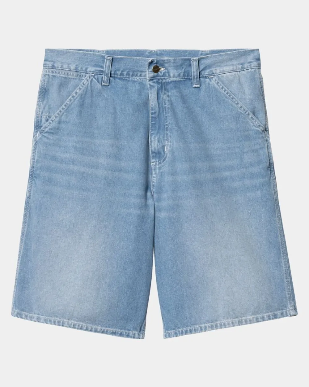 Mænd Carhartt WIP Simple Short - Denim | Bla (Lys Aegte Vasket)