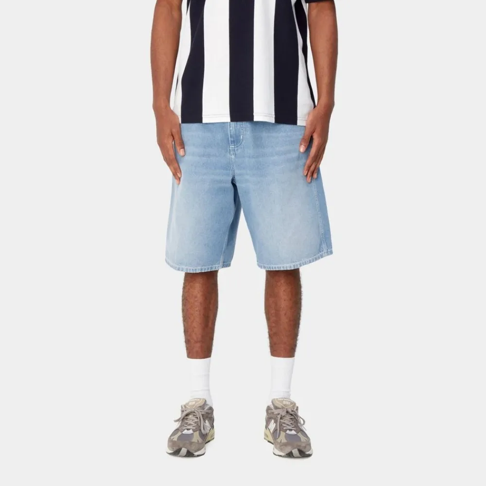 Mænd Carhartt WIP Simple Short - Denim | Bla (Lys Aegte Vasket)