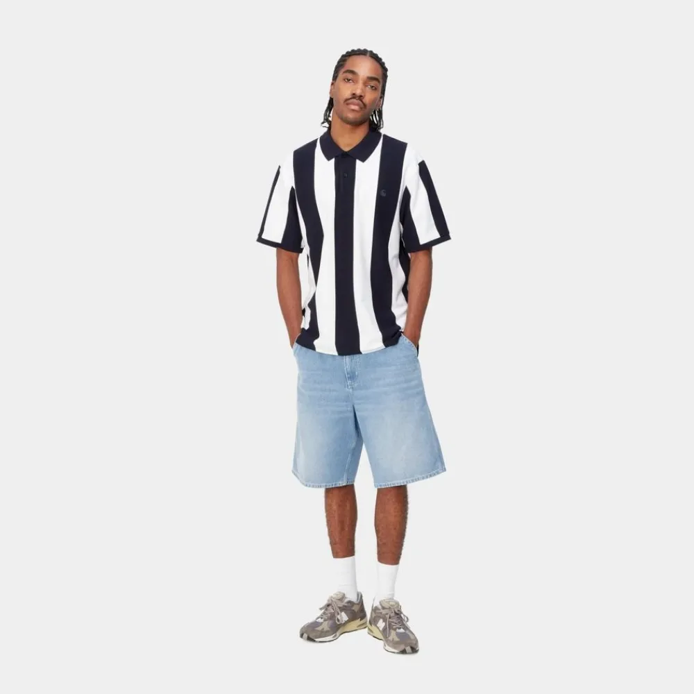 Mænd Carhartt WIP Simple Short - Denim | Bla (Lys Aegte Vasket)