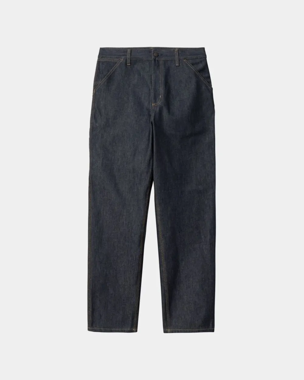 Mænd Carhartt WIP Single Knee Pant - Denim | Bla (Stiv)