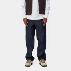Mænd Carhartt WIP Single Knee Pant - Denim | Bla (Stiv)