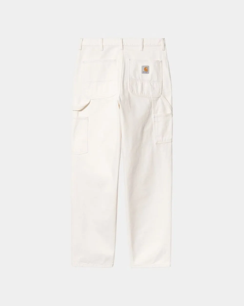 Mænd Carhartt WIP Single Knee Pant - Denim | Hvid (Skyllet)
