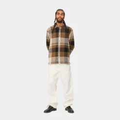 Mænd Carhartt WIP Single Knee Pant - Denim | Hvid (Skyllet)