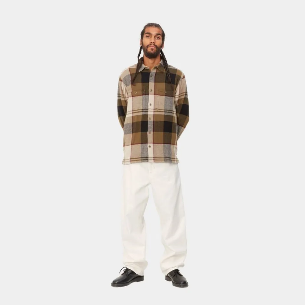 Mænd Carhartt WIP Single Knee Pant - Denim | Hvid (Skyllet)