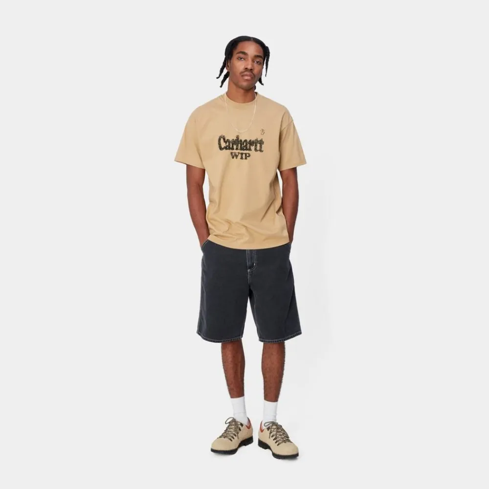 Mænd Carhartt WIP Spree Halvtone T-Shirt | Stovet Hamilton Brown