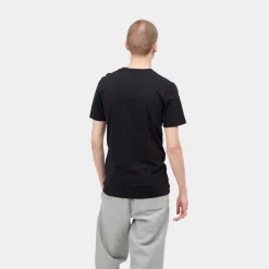 Mænd Carhartt WIP Standard T-Shirt Med Rund Hals (2 Pack) | Sort + Sort
